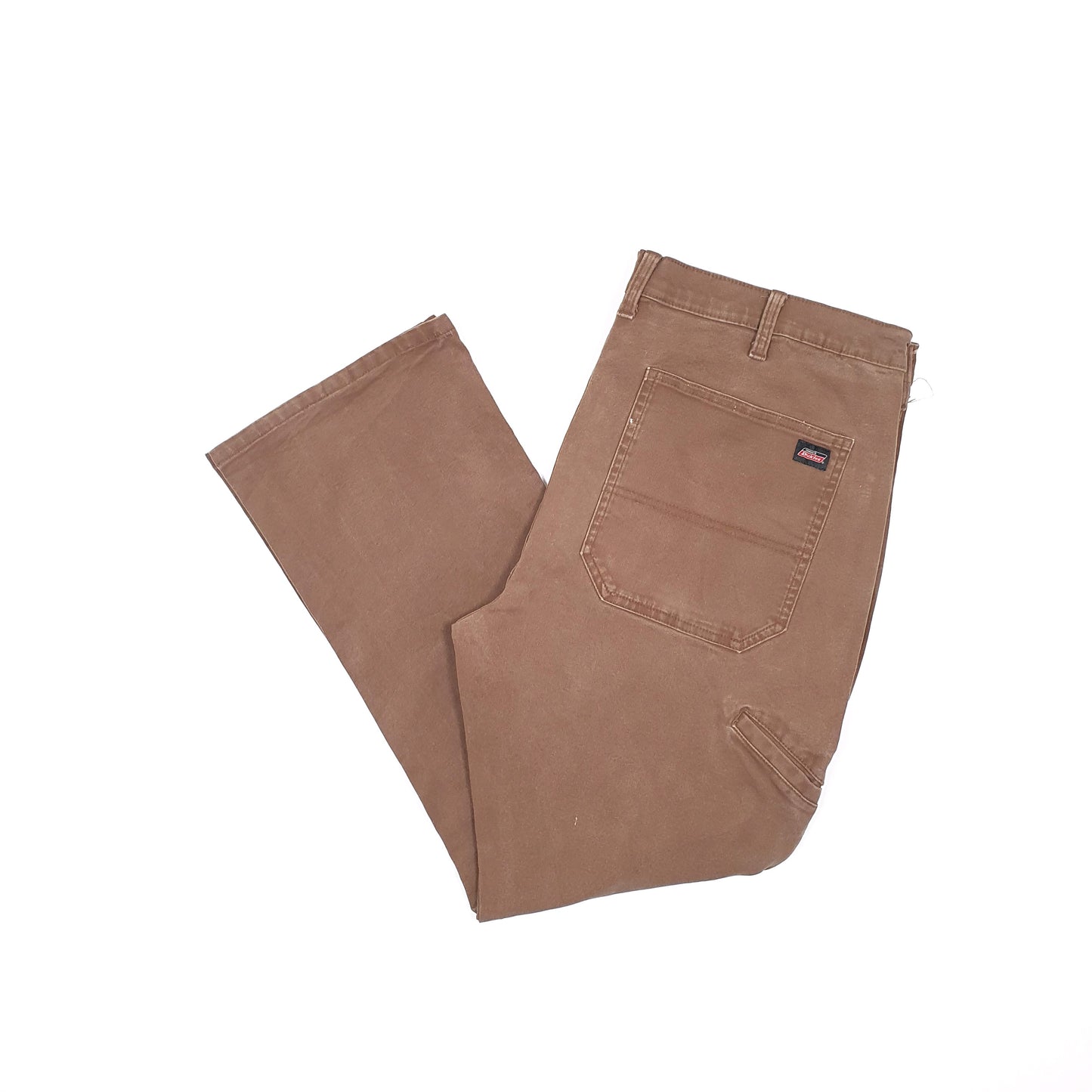 Mens Dickies Brown Carpenter Trousers W38 L30 Brown