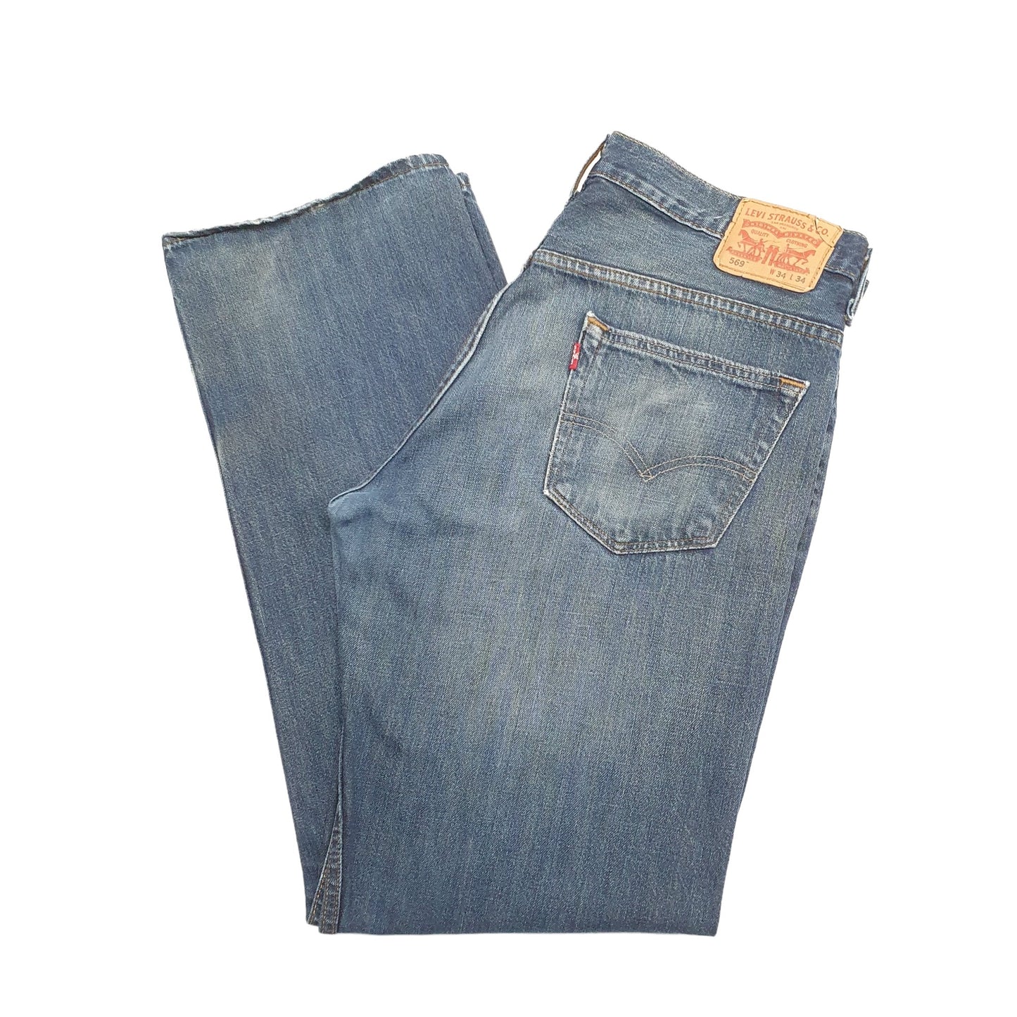 Mens Blue Levis  569 JeansW36 L34