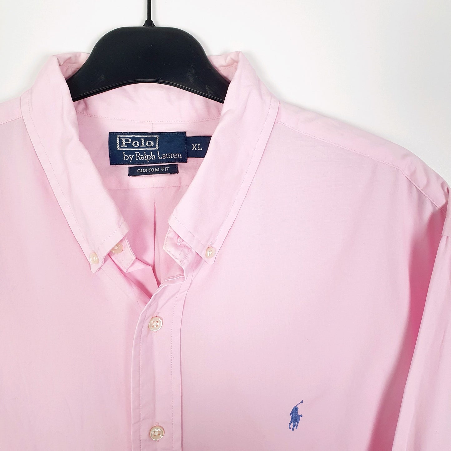 Ralph Lauren Long Sleeve Custom Fit Shirt Pink