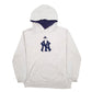 Womens Grey Adidas New York Yankees Baseball Hoodie Jumper