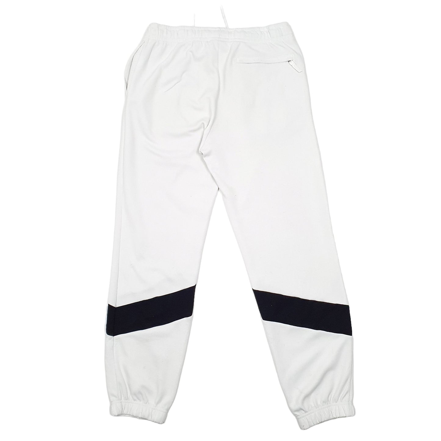 Mens White Nike SB Skateboarding Jogger Trousers