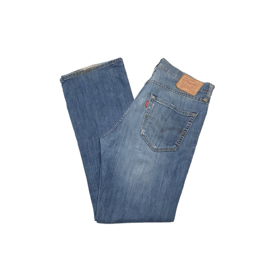 Levis 527 Bootcut Fit Jeans W34 L30 Blue