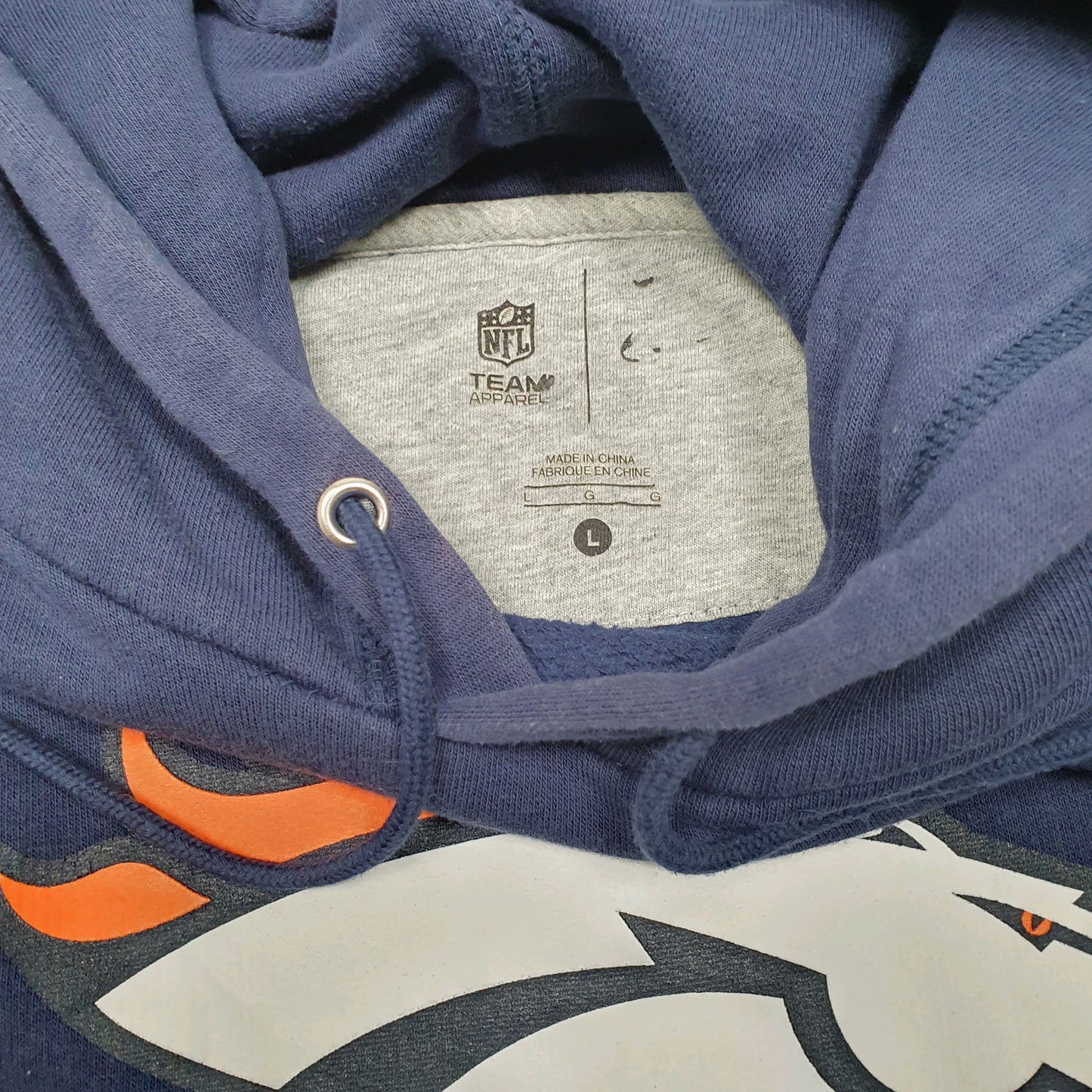 Mens Navy Nike NFL Denver Broncos American Football Hoodie Jumper