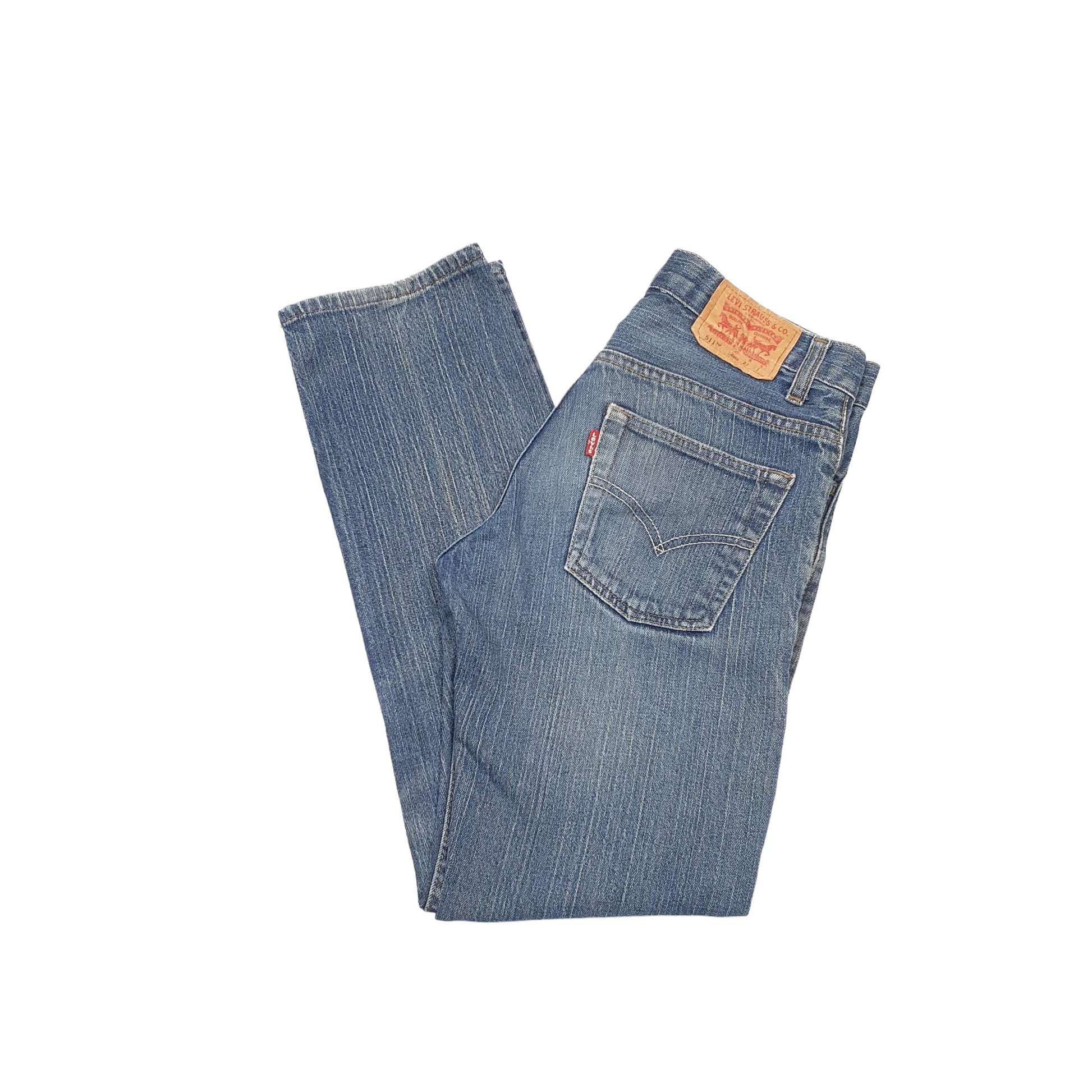 Levis 511 Slim Fit Jeans W28 L28 Blue