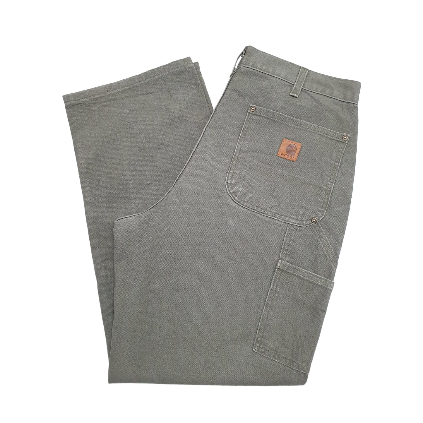 Mens Green Carhartt  Carpenter Trousers