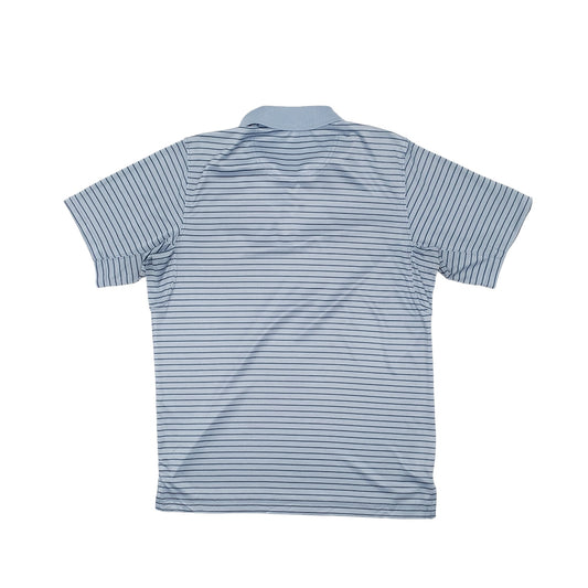 Columbia Sportswear Active Fit Short Sleeve Polyester Polo Shirt Blue