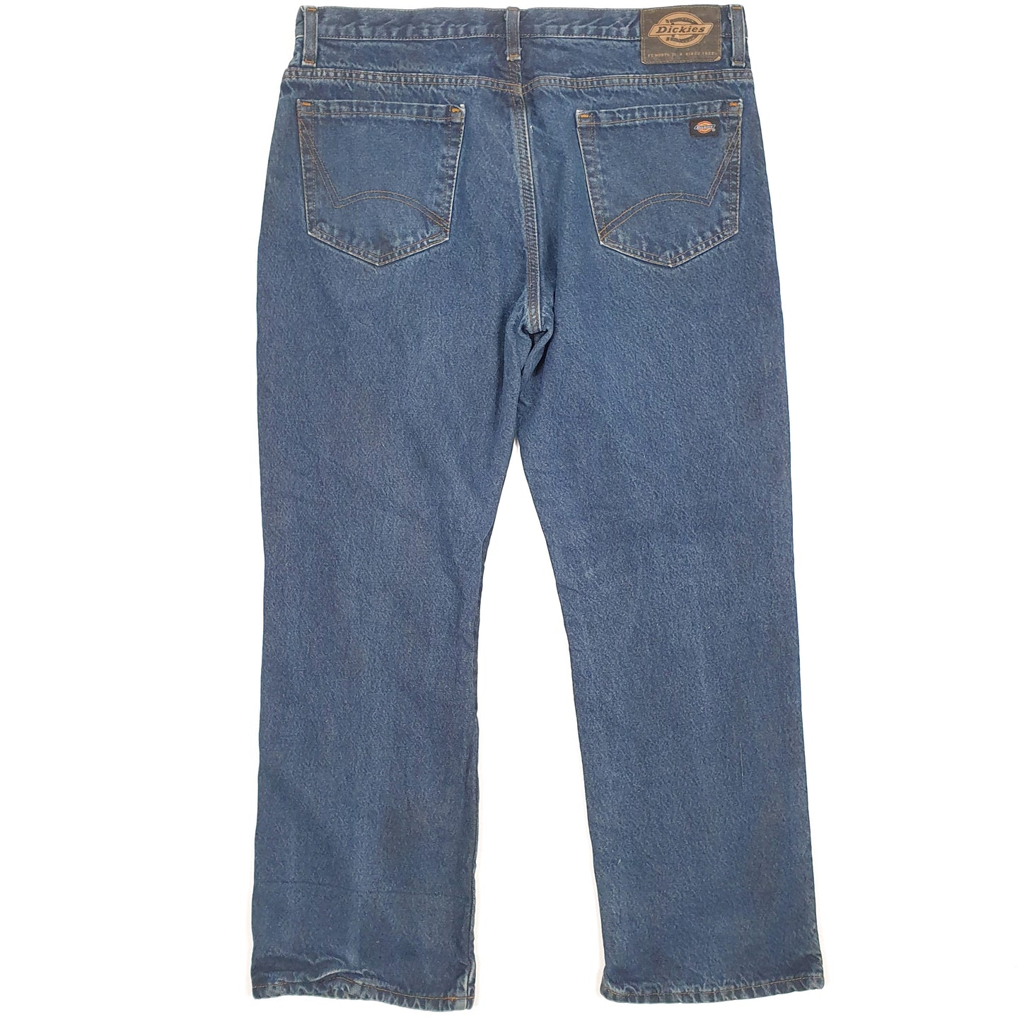 Dickies Casual Loose Fit Cotton Lined Jeans W36 L29 Blue