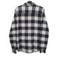 Salt Valley Flannel Shacket Long Sleeve Regular Fit Check Shirt Black