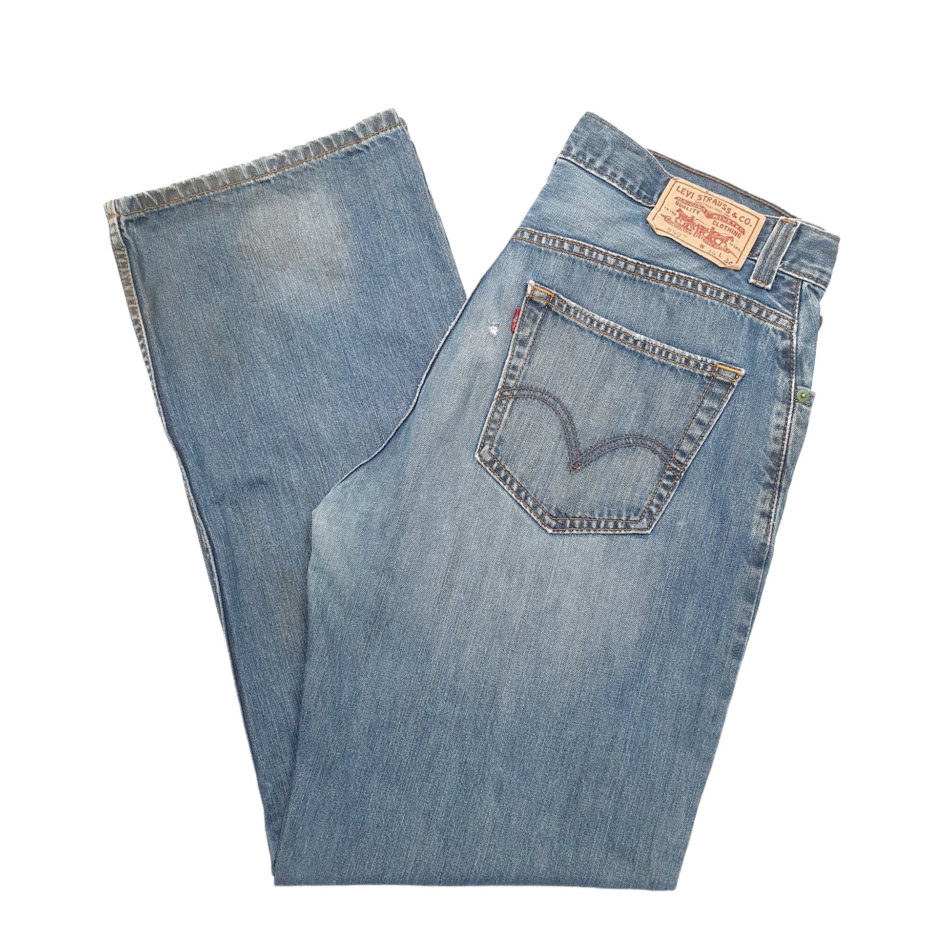 Levis Casual Straight Fit Jeans W36 L32 Black