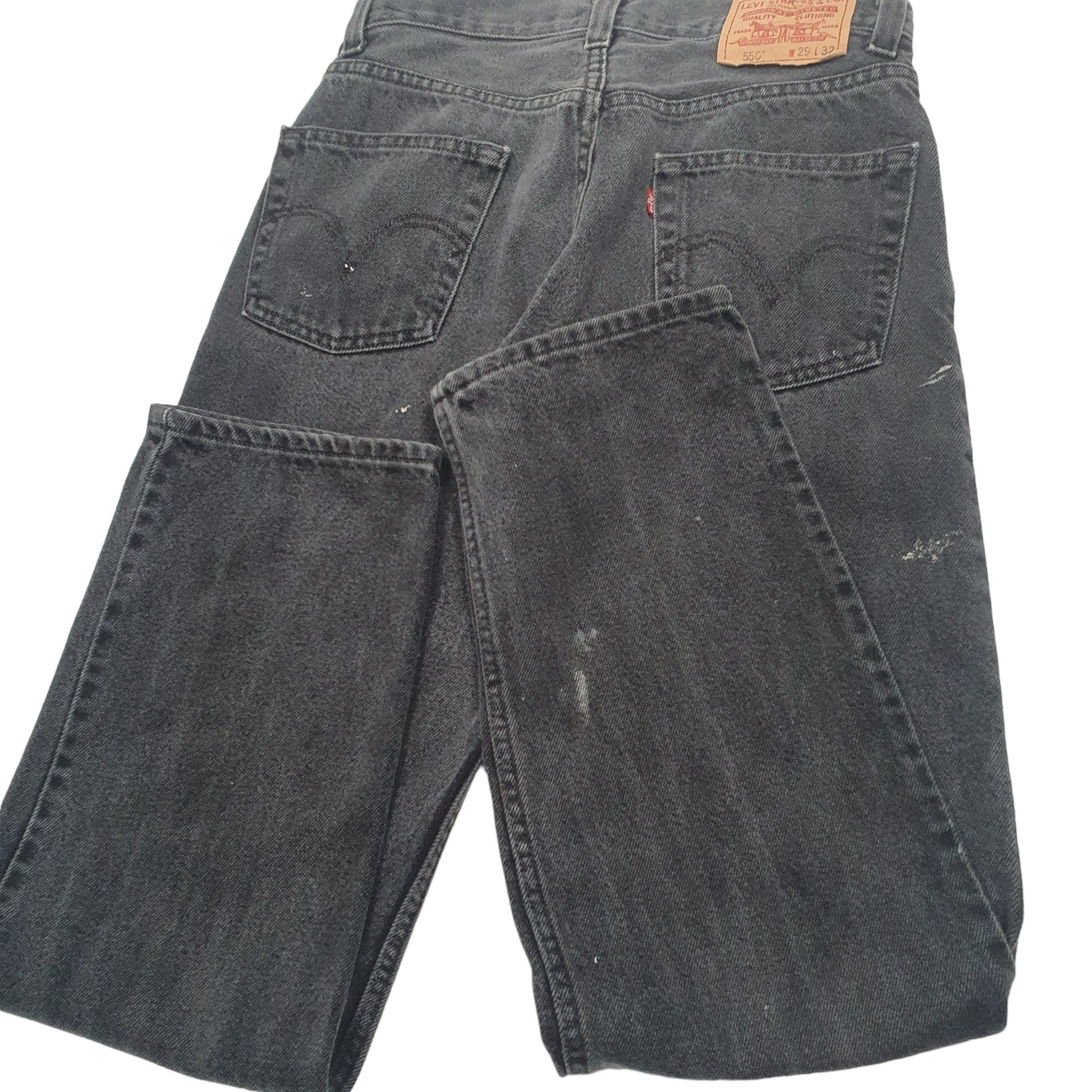 Mens Black Levis  550 JeansW29 L32