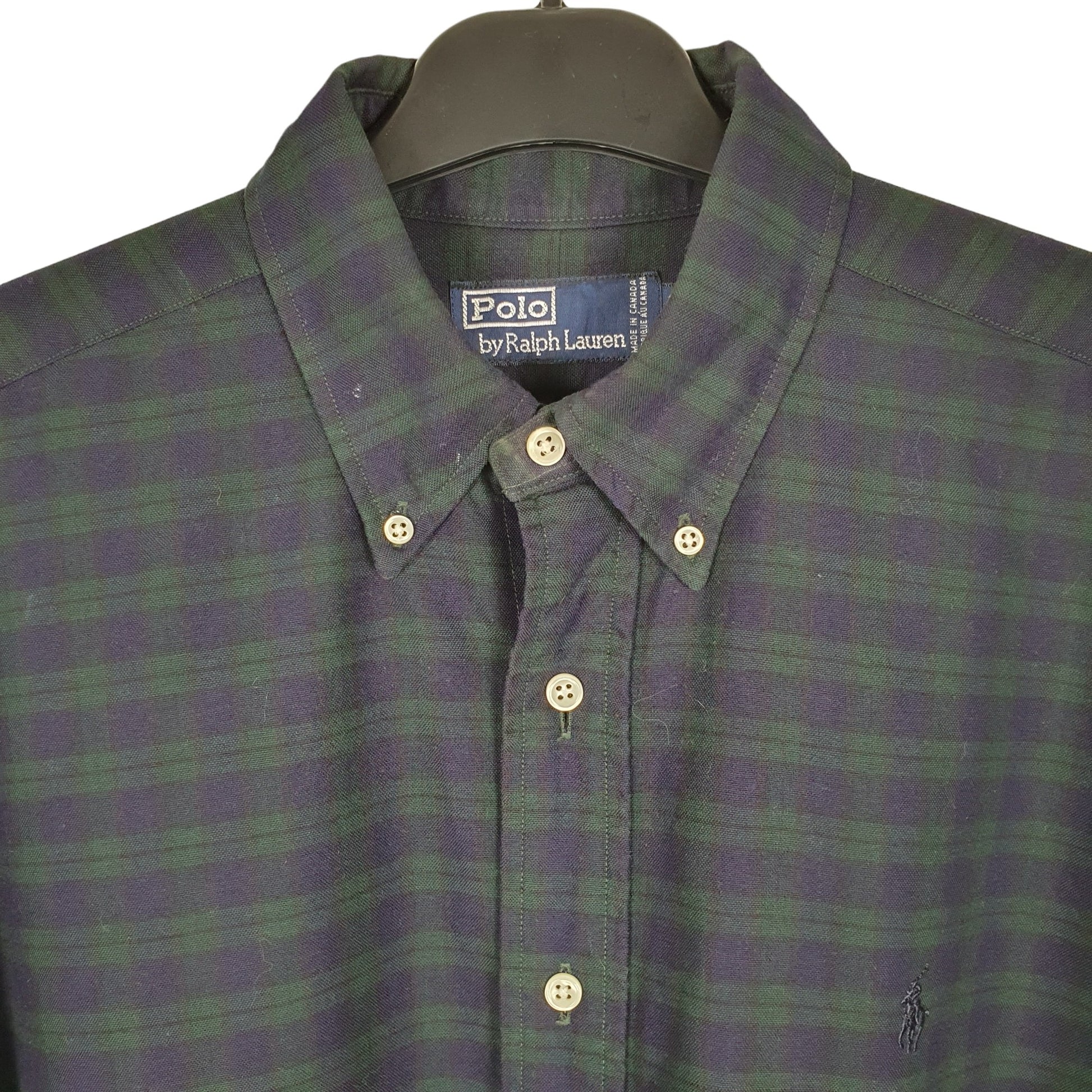 Ralph Lauren Long Sleeve Regular Fit Check Shirt Blue