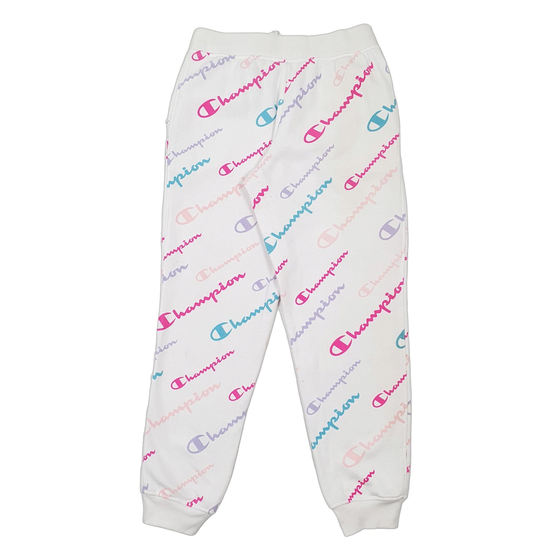 Womens White Champion  Jogger Trousers