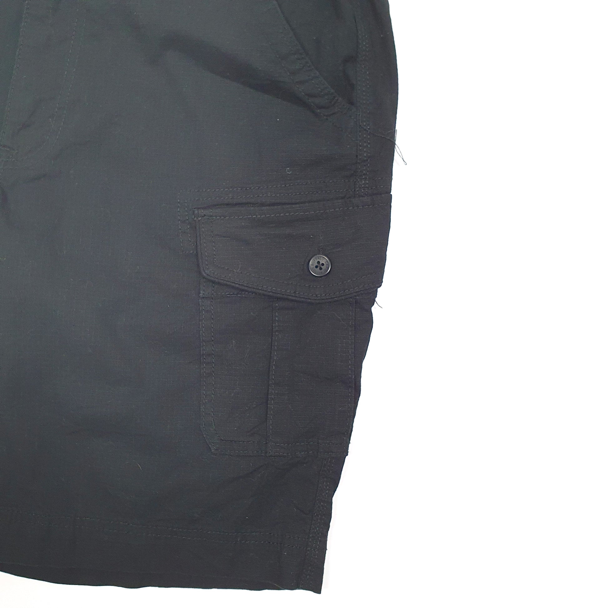 Mens Black Buffalo David Bitton Cargo Shorts