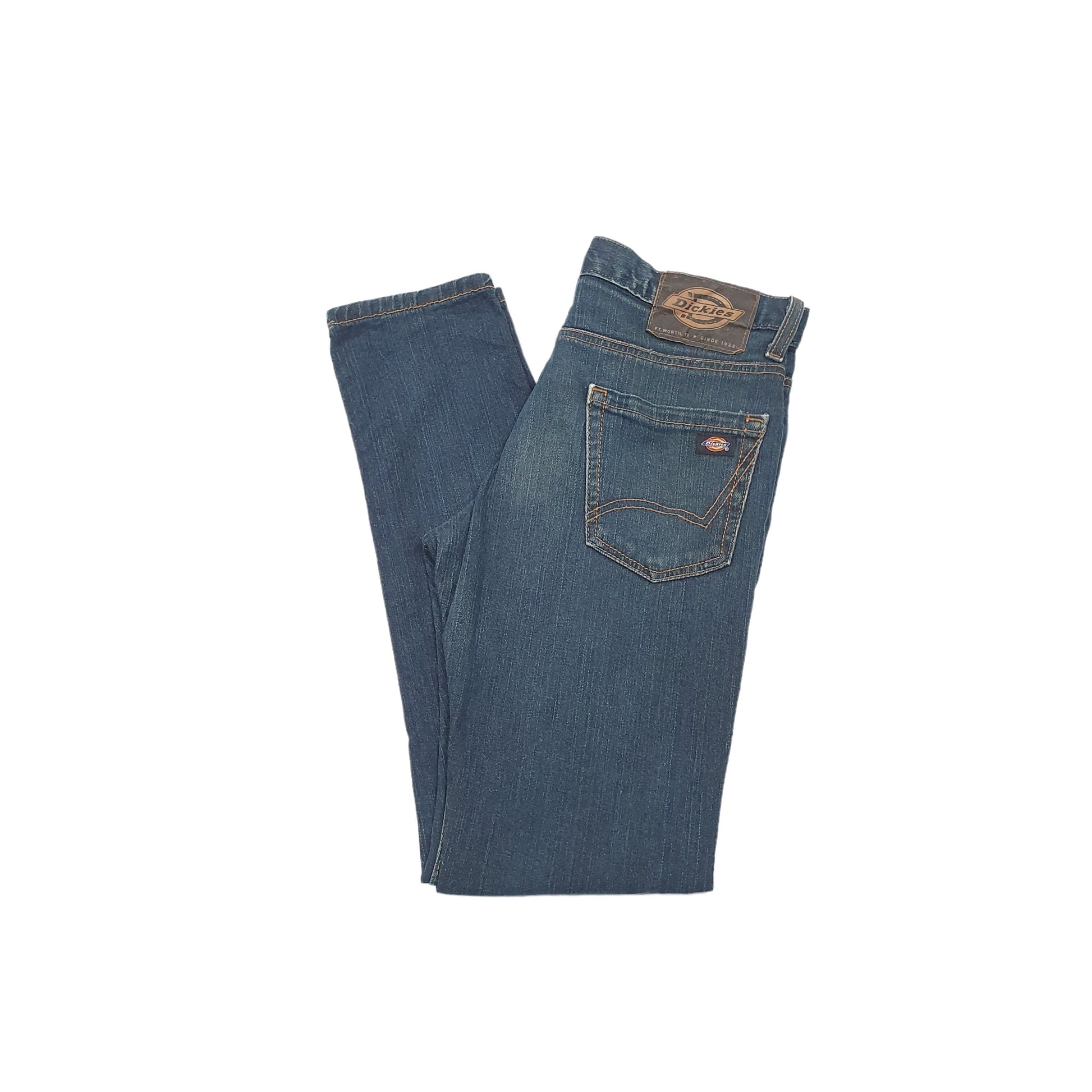 Dickies Casual Skinny Fit Slim Jeans W28 L29 Blue