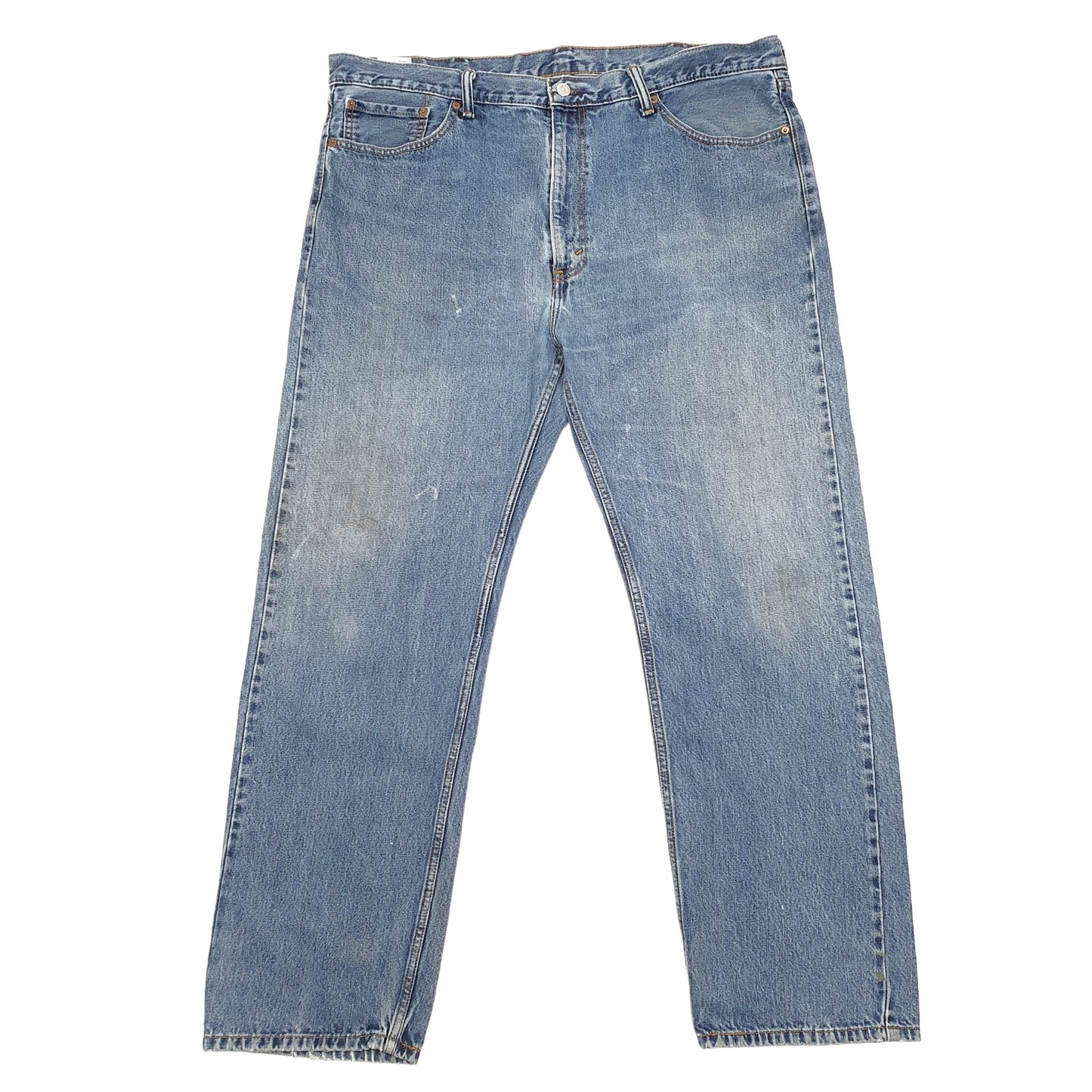 Levis 505 Regular Fit Jeans W42 L32 Blue