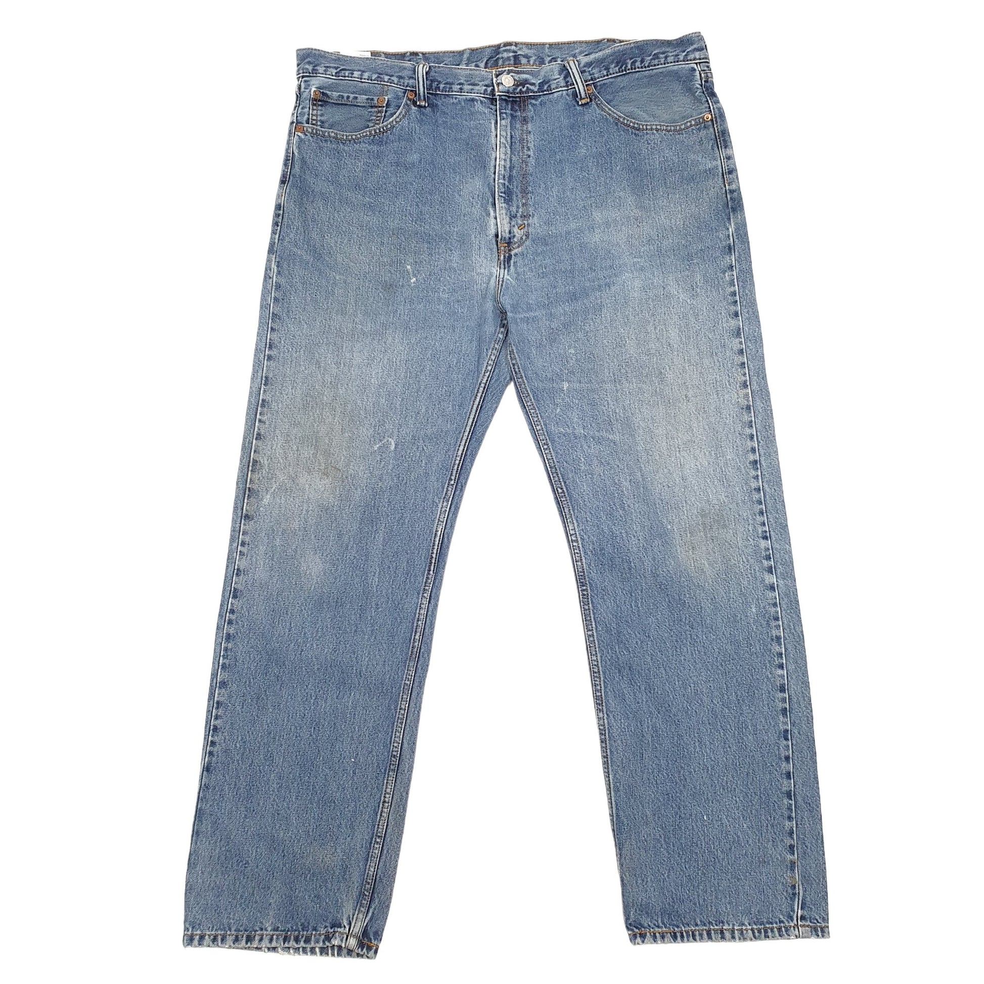 Levis 505 Regular Fit Jeans W42 L32 Blue