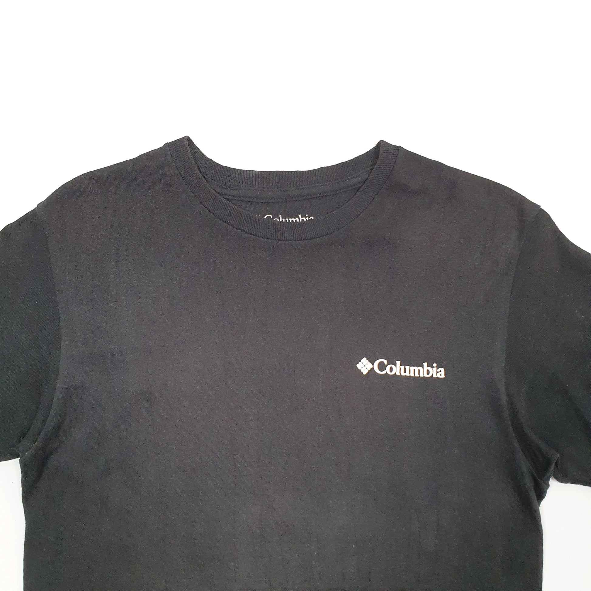 Mens Black Columbia Sportswear  Short Sleeve T Shirt