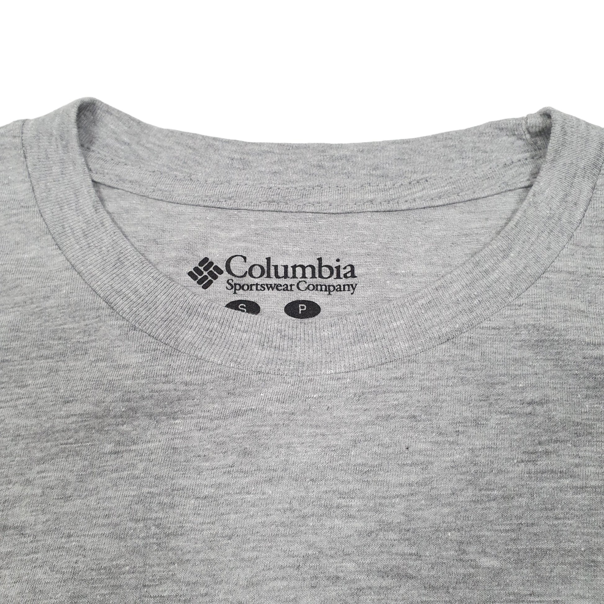 Mens Grey Columbia Sportswear Yellowstone National Park Short Sleeve T Shirt