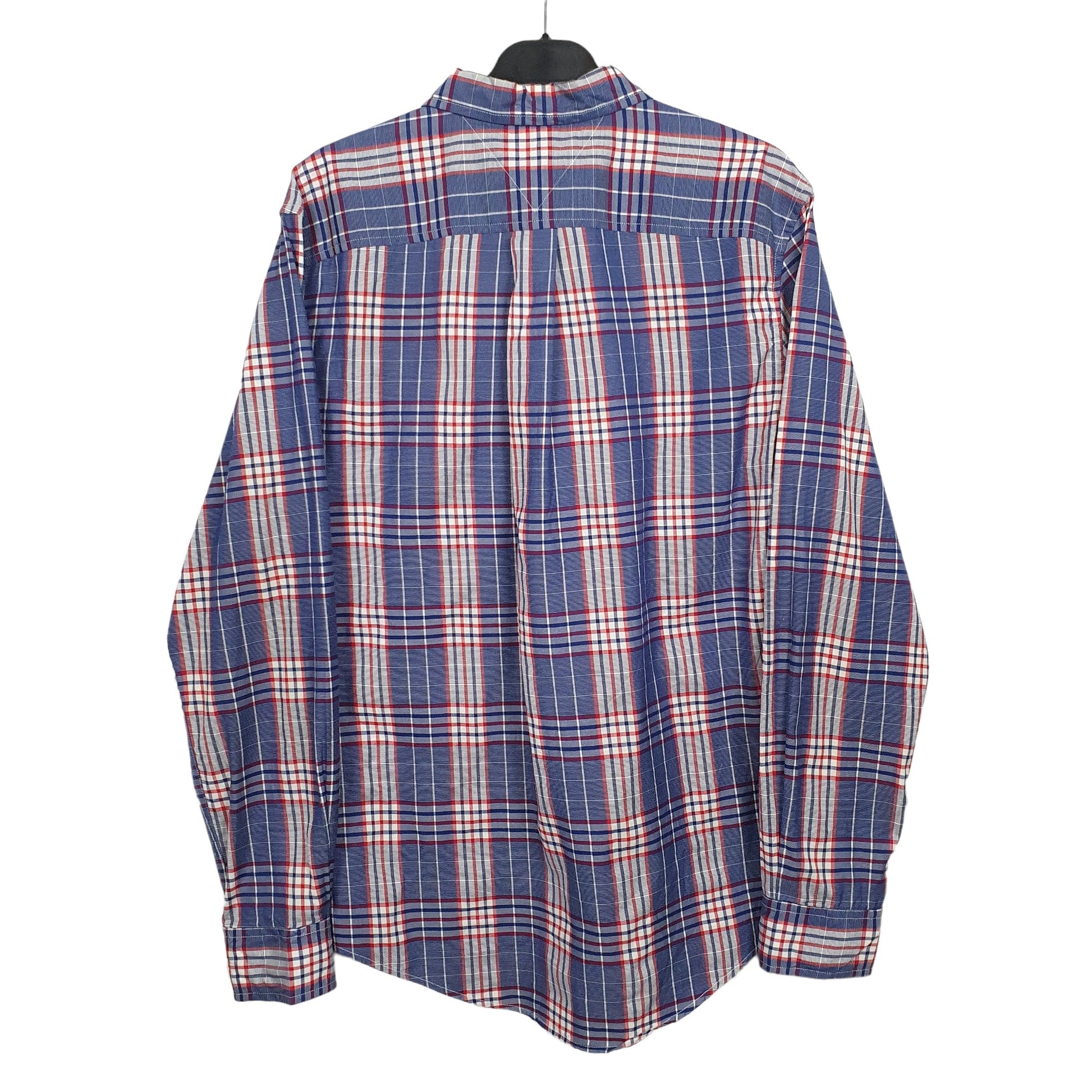 Tommy Hilfiger Long Sleeve Regular Fit Check Shirt Blue