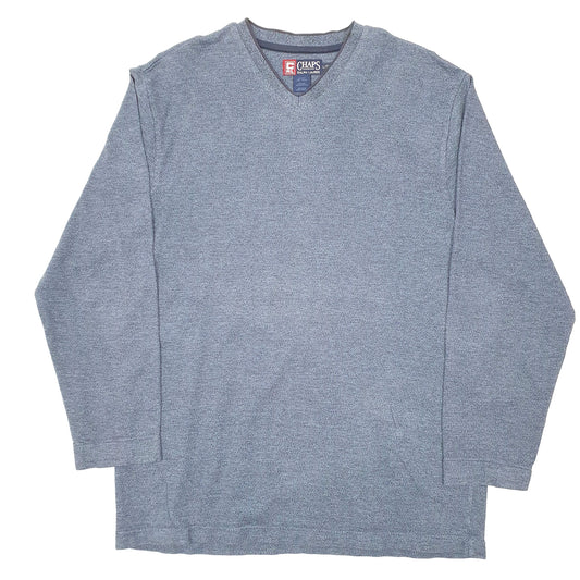 Mens Blue Ralph Lauren Chaps Sweater V Neck Jumper