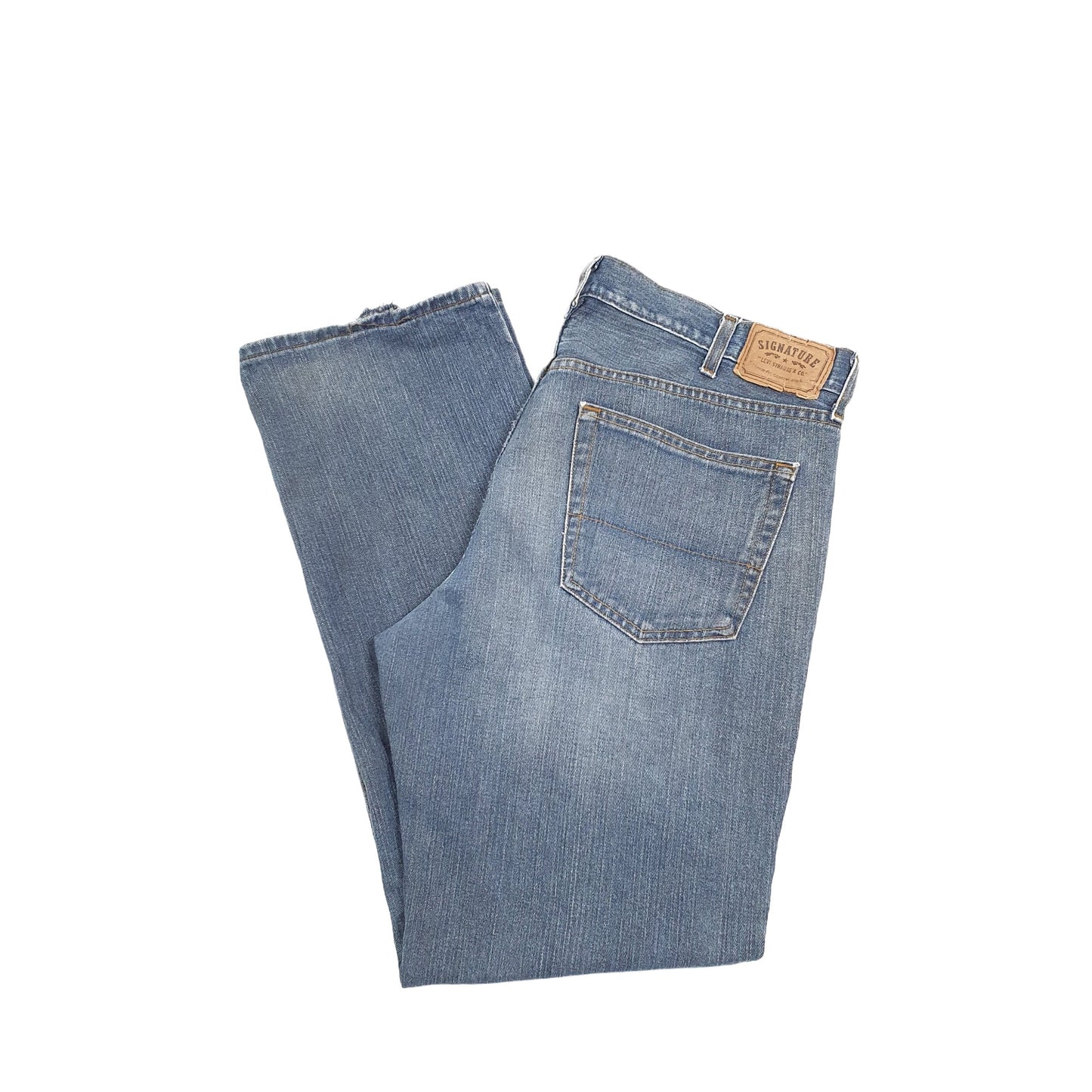 Levis Signature Straight Fit Jeans W38 L32 Blue