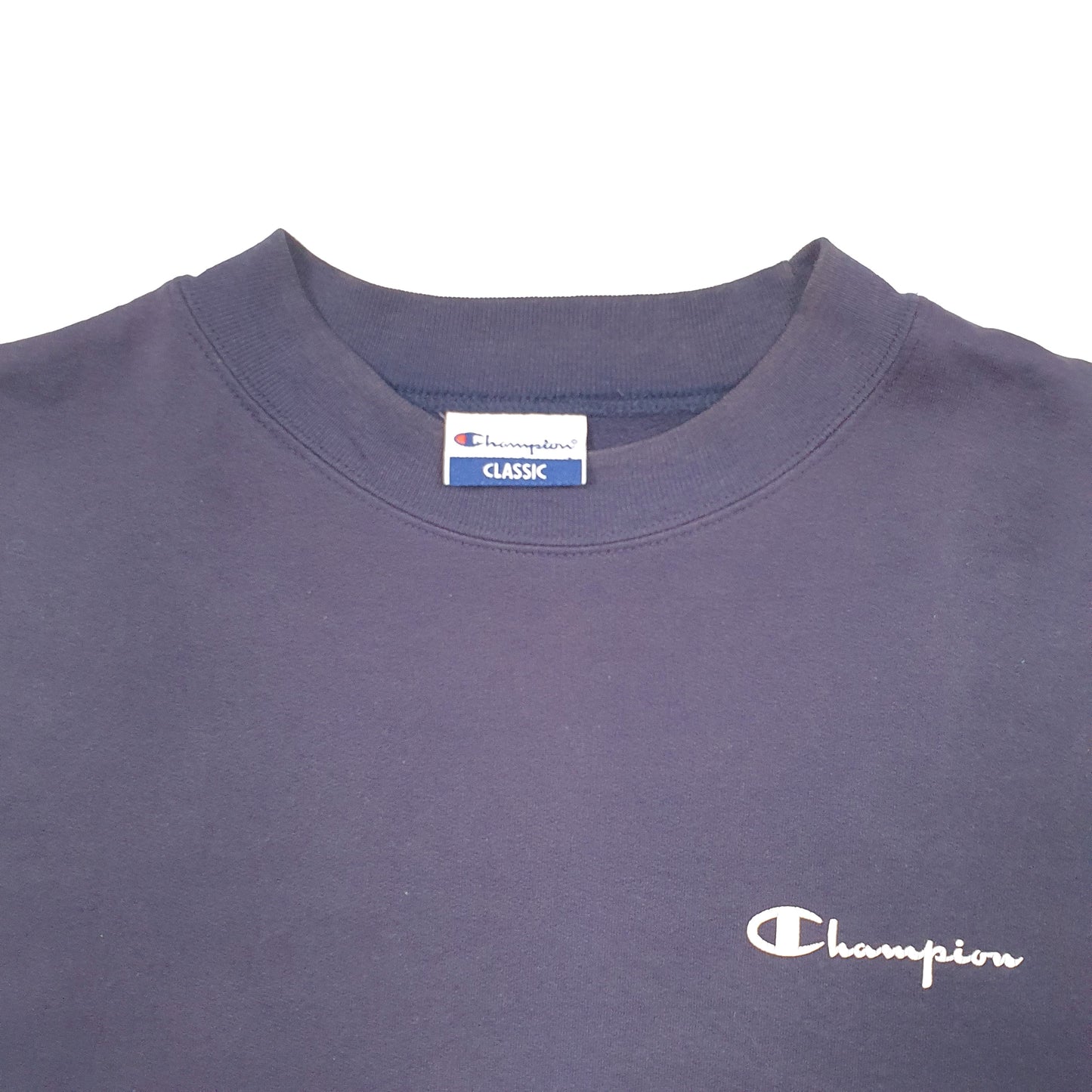 Mens Blue Champion  Crewneck Jumper