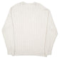 Mens Cream Ralph Lauren Chaps Cable Knit Crewneck Jumper