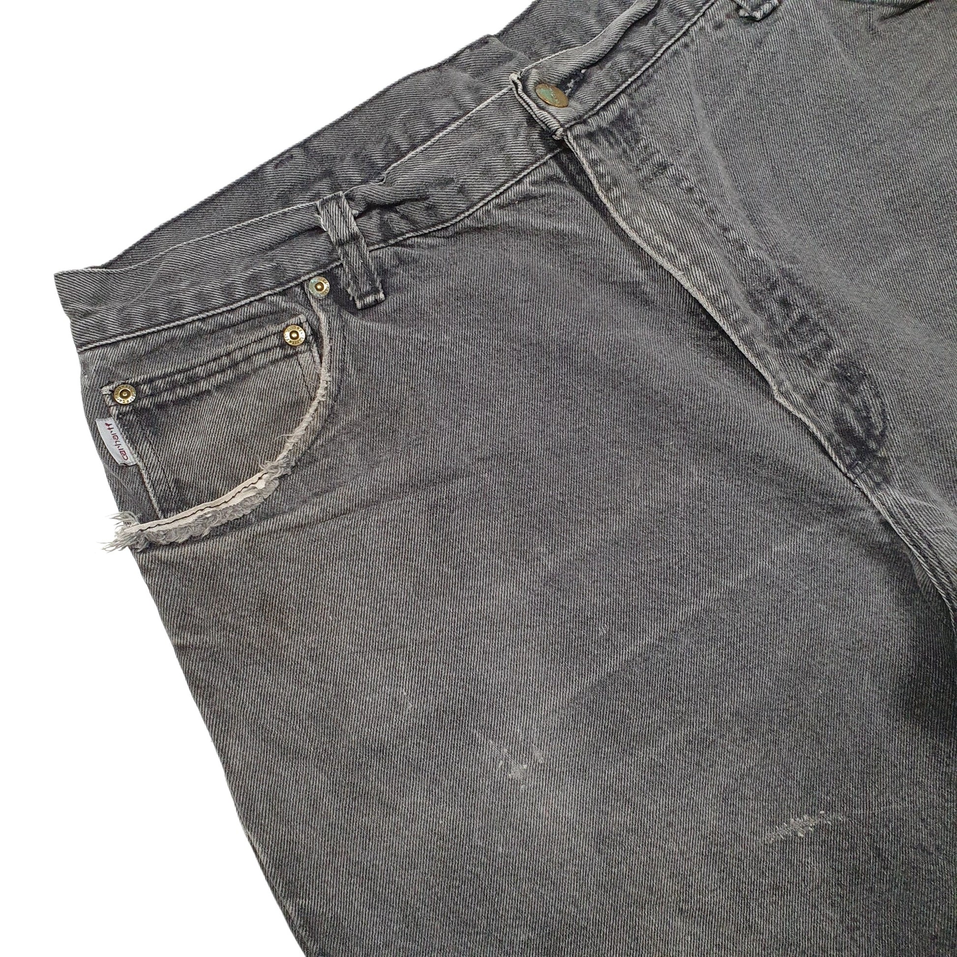 Womens Grey Carhartt  Carpenter JeansW38 L30