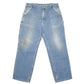 Mens Blue Carhartt  Carpenter JeansW38 L32