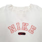 Mens Cream Nike Spellout Crewneck Jumper