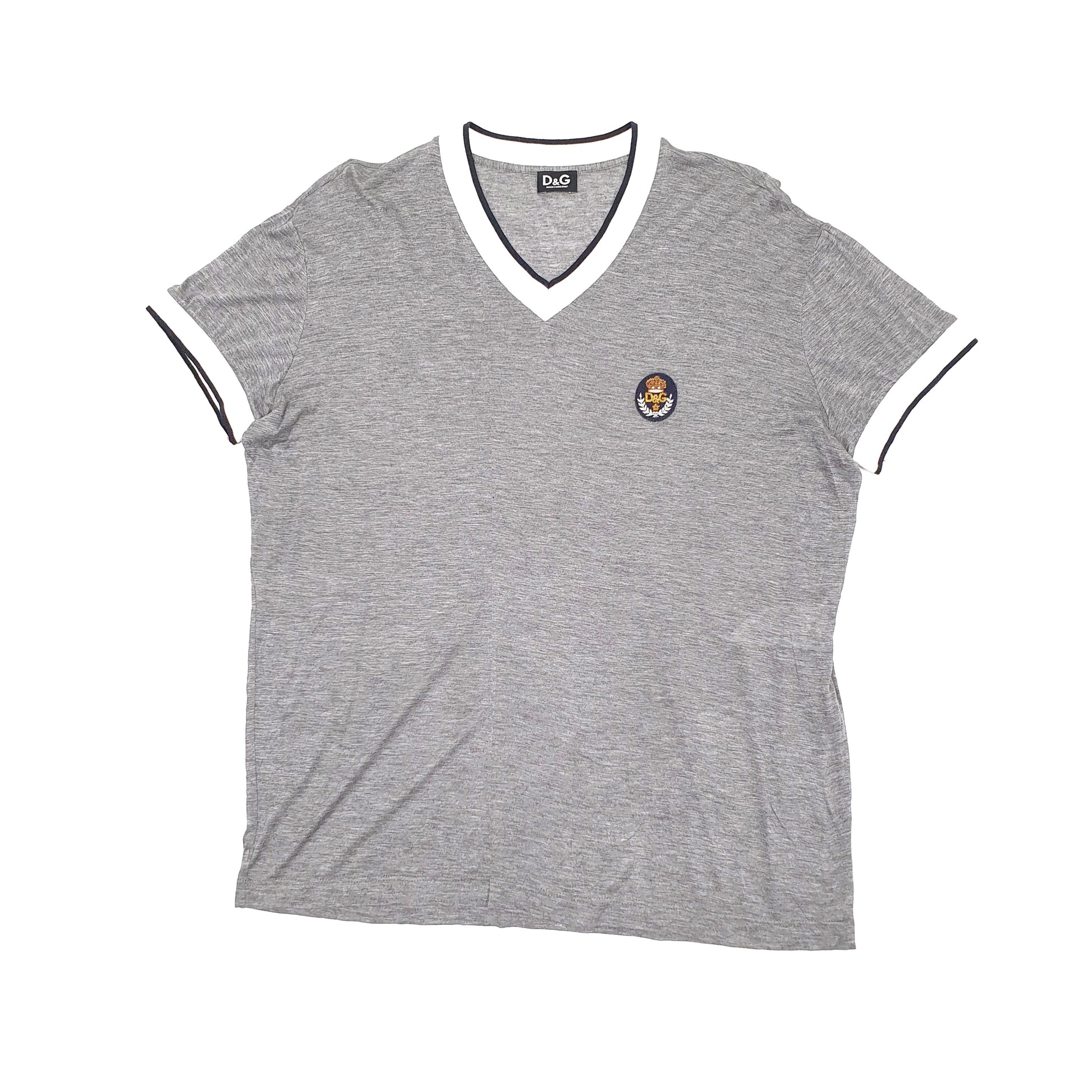 Grey Dolce & Gabbana Short Sleeve T Shirt