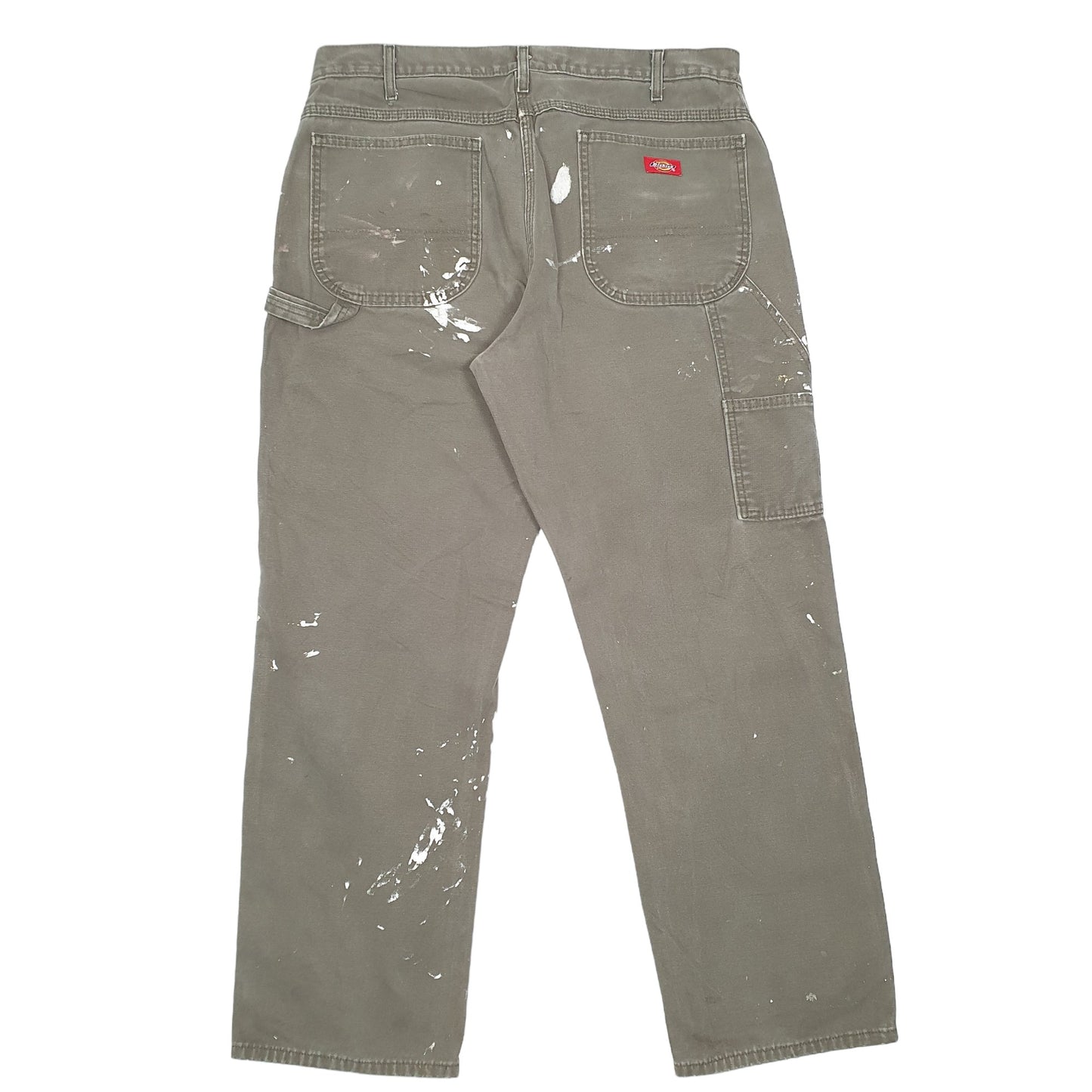 Mens Khaki Dickies  Carpenter Trousers