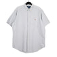 Ralph Lauren Short Sleeve Yarmouth Fit Pinstripe Shirt Blue