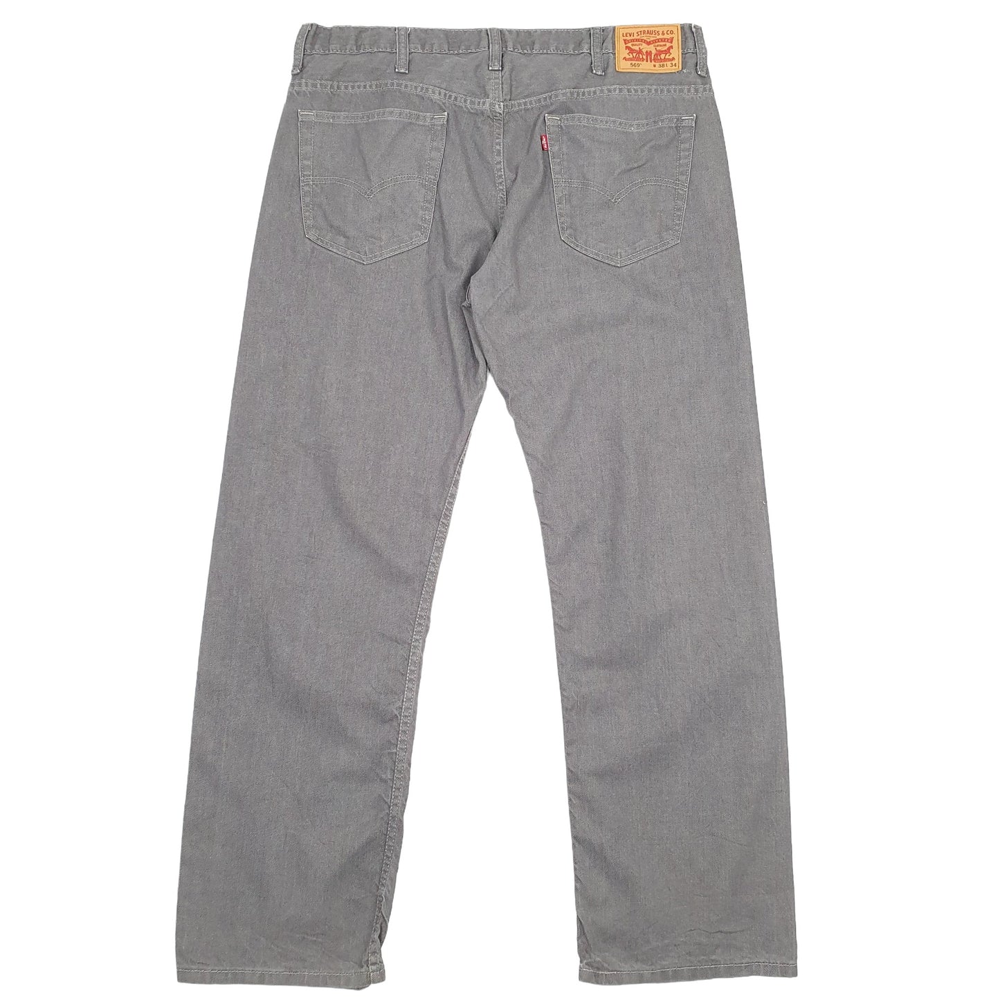 Levis 569 Loose Fit Jeans W40 L32 Grey