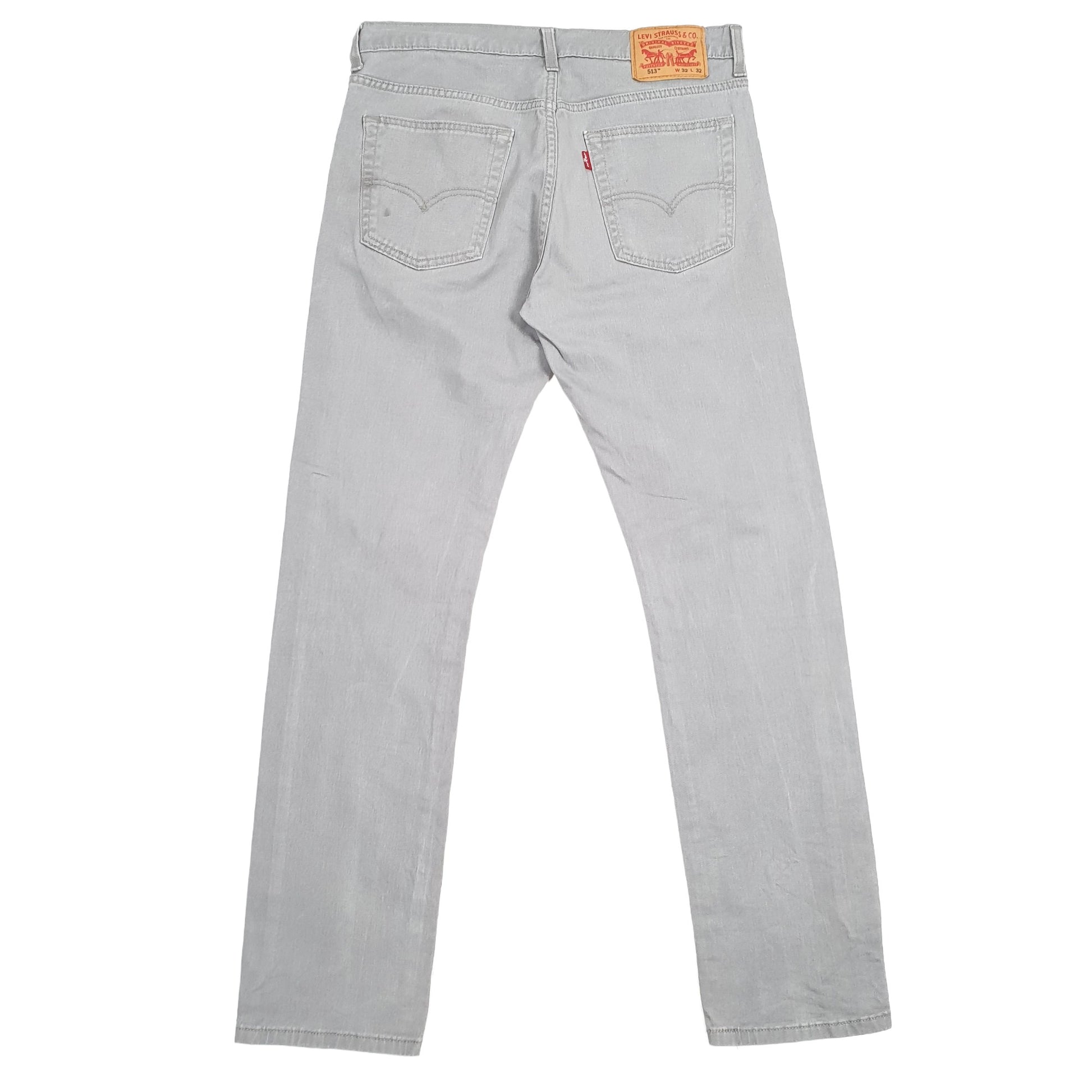 Levis 513 Slim Fit Jeans W32 L31 Grey