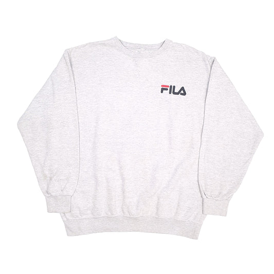 Fila Spellout Crewneck Grey