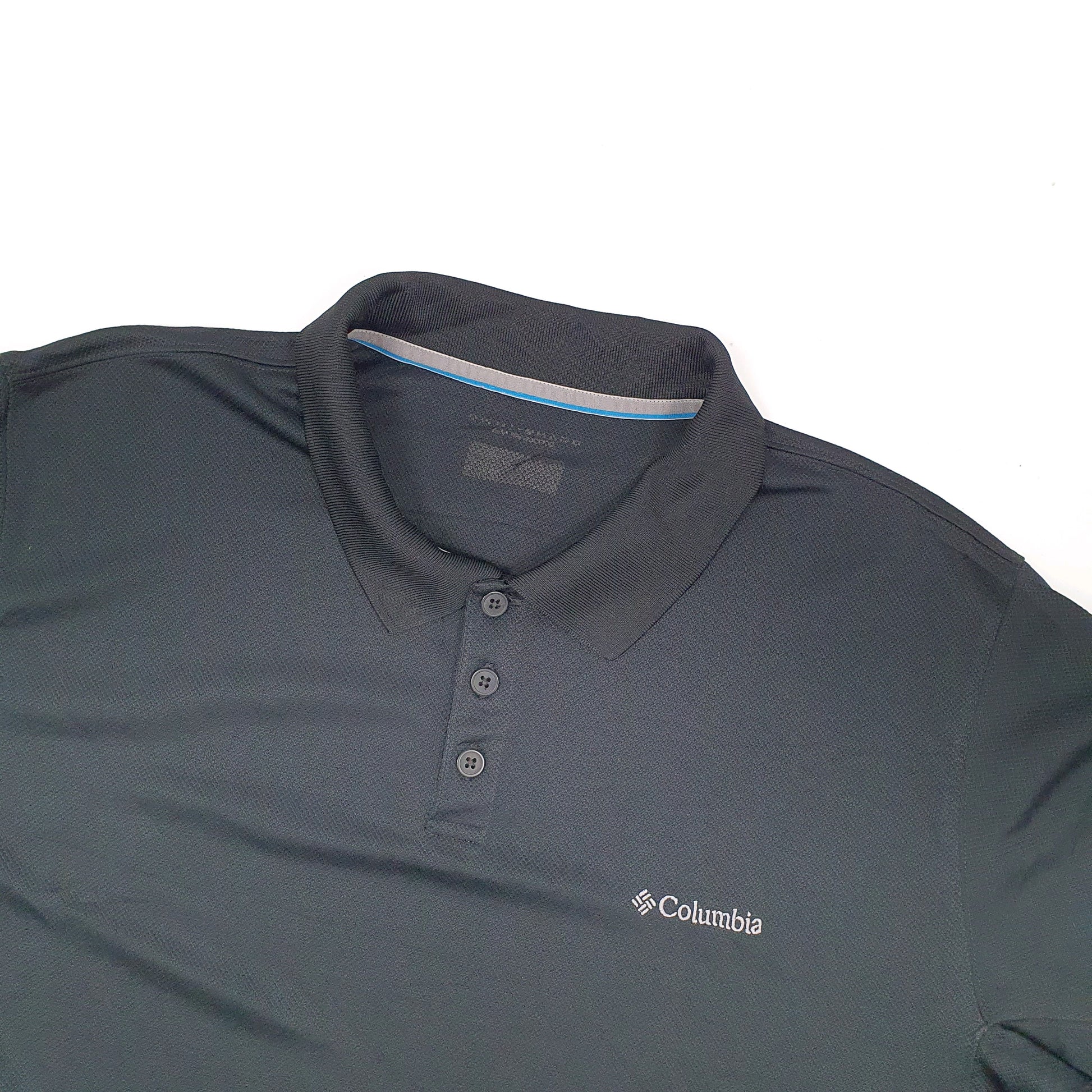 Columbia Sportswear Omnishield Short Sleeve Polyester Polo Shirt Black