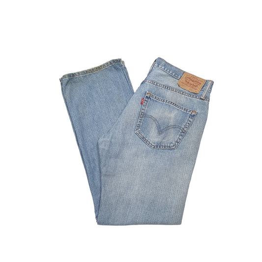 Levis 527 Bootcut Fit Jeans W34 L30 Blue