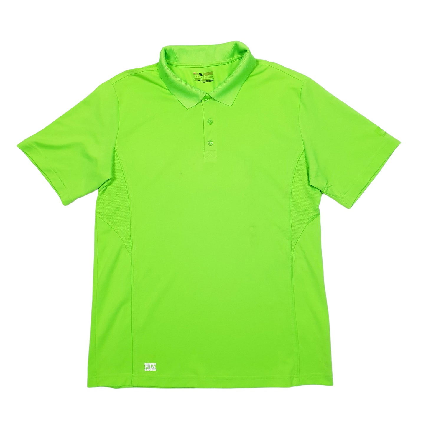 Fila Golf Short Sleeve Polyester Polo Shirt Green