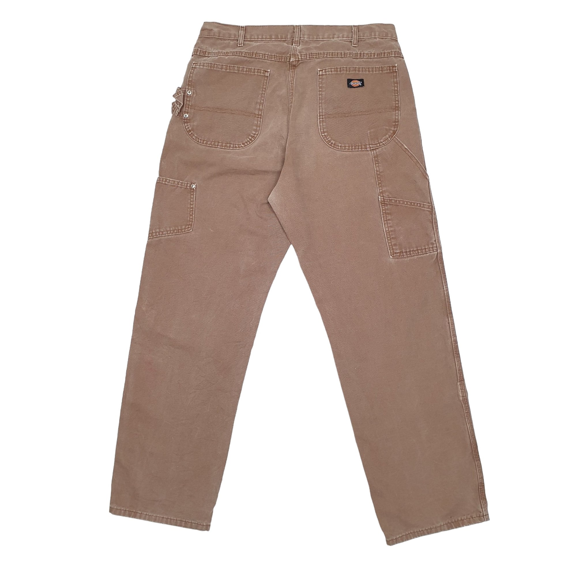 Mens Brown Dickies  Carpenter Trousers