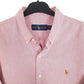 Ralph Lauren Long Sleeve Regular Fit Shirt Red