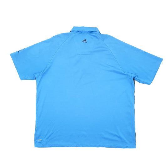Adidas Golf Climacool Short Sleeve Polyester Polo Shirt Blue