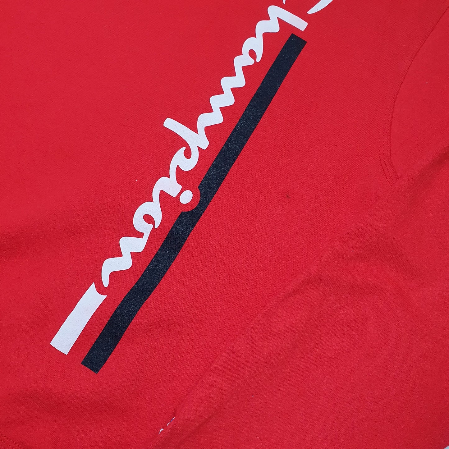 Champion Spellout Crewneck Red