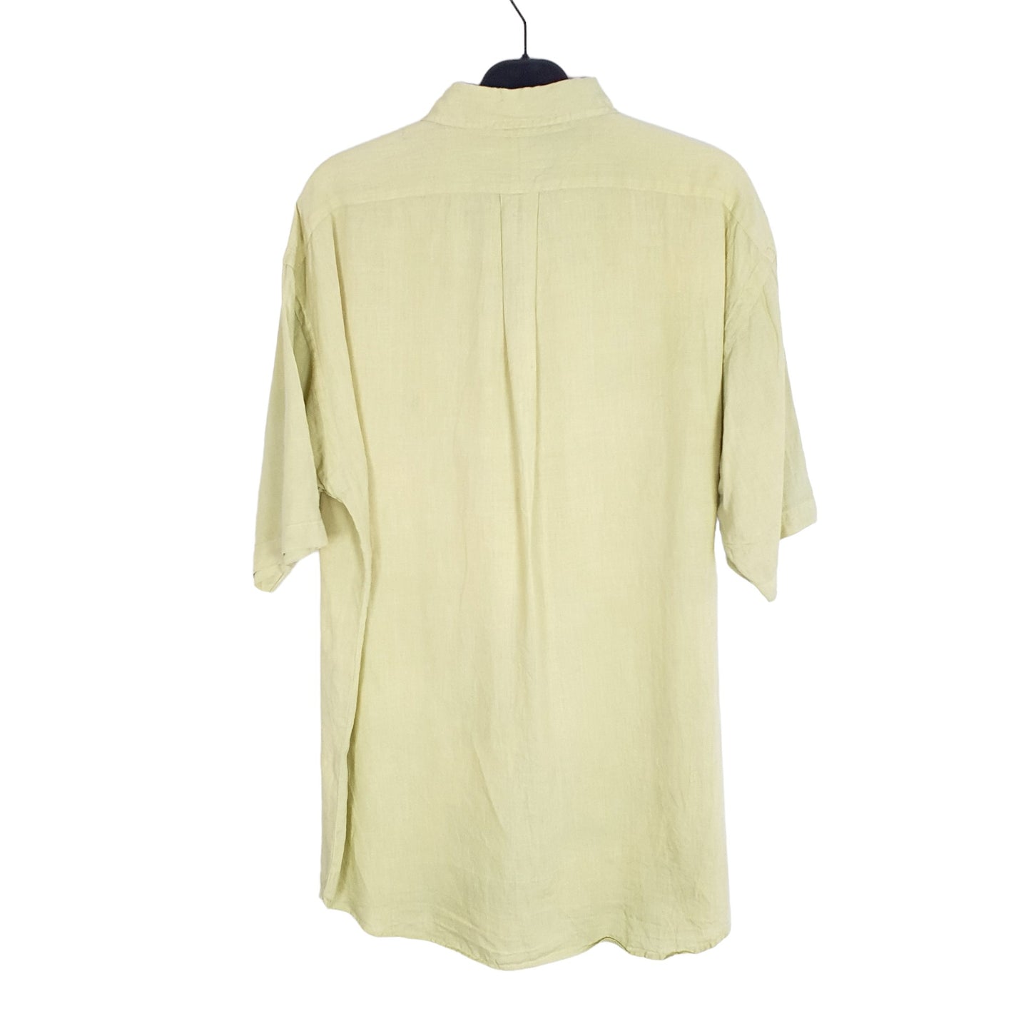 Ralph Lauren Short Sleeve Blake Fit Linen Shirt Yellow
