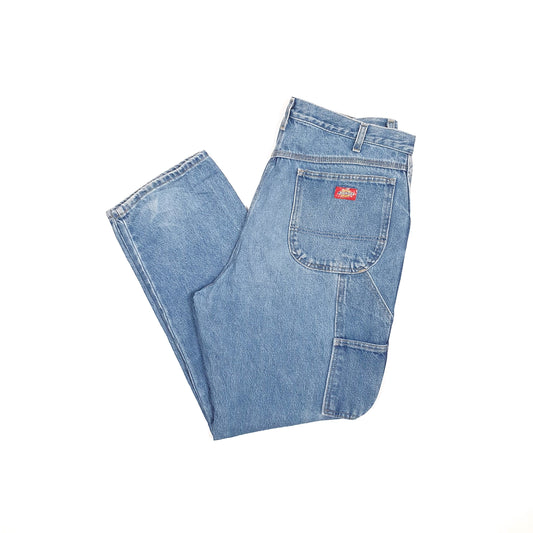 Dickies Casual Loose Fit Carpenter Jeans W38 L30 Blue