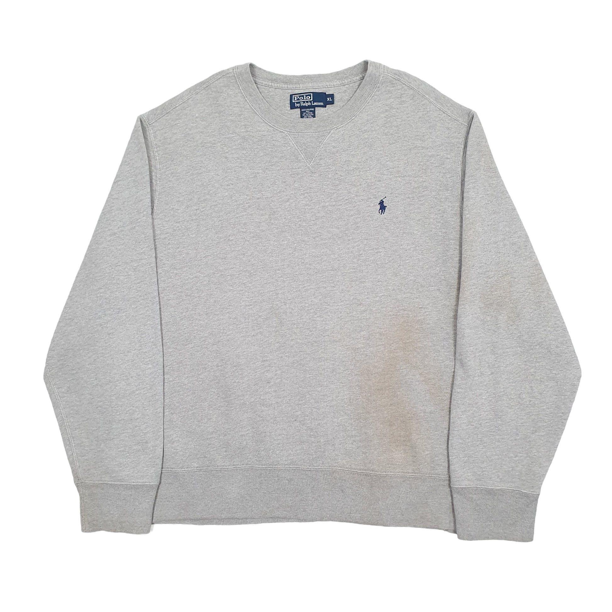 Mens Grey Polo Ralph Lauren  Crewneck Jumper