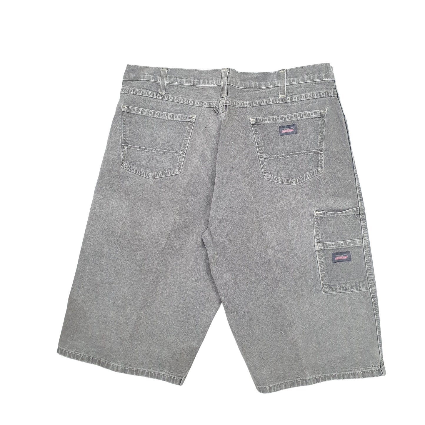 Mens Grey Dickies  Denim Shorts