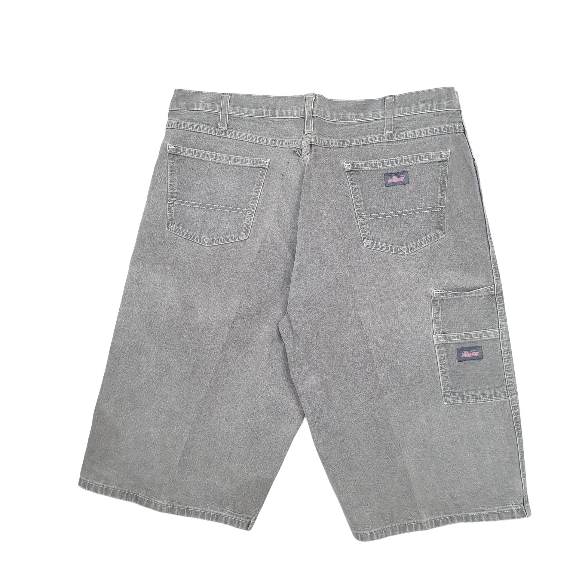 Mens Grey Dickies  Denim Shorts