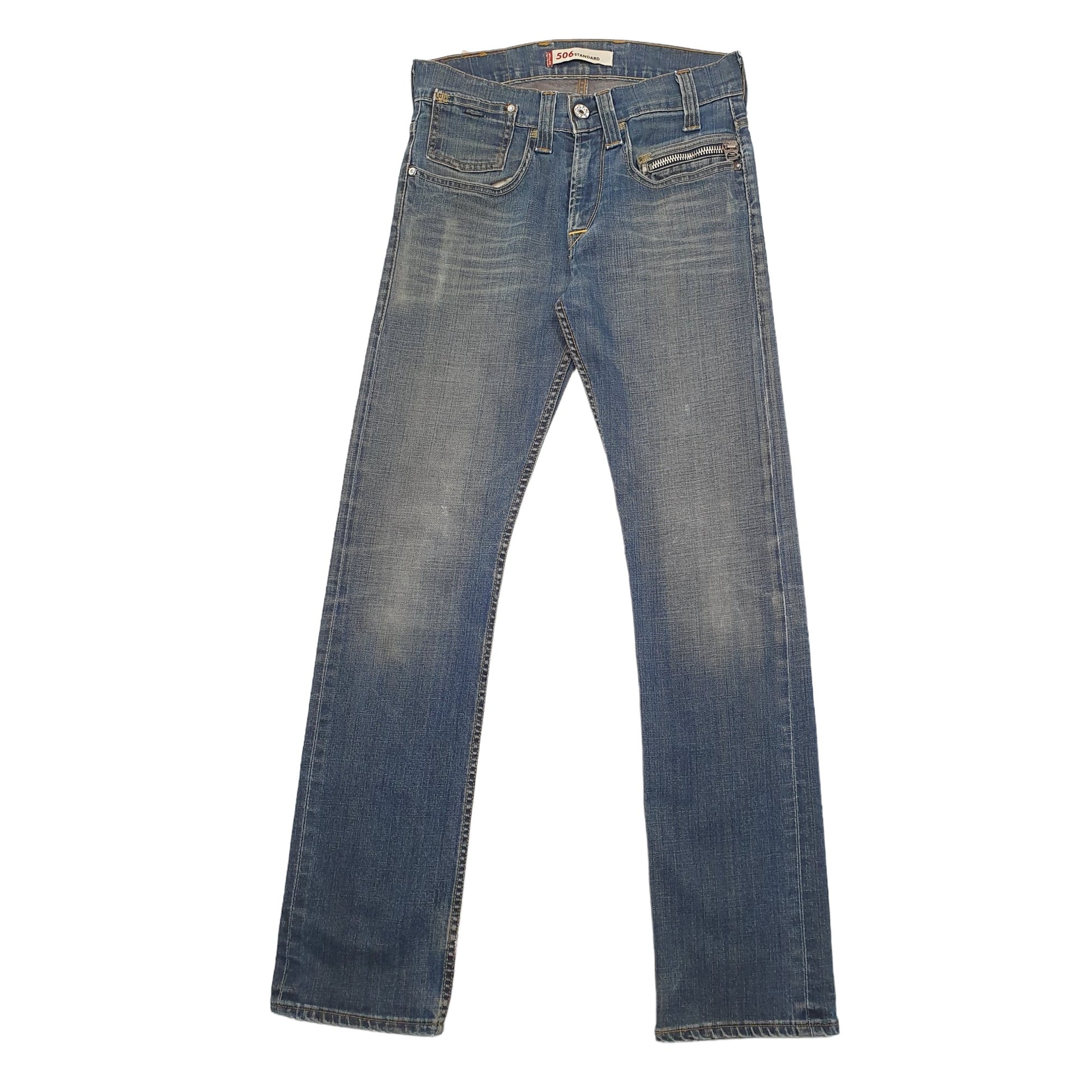 Levis 506 Regular Fit Jeans W29 L34 Blue