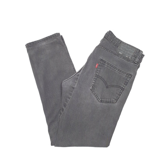 Mens Grey Levis Commuter Cycling Cyclist 511 JeansW32 L30